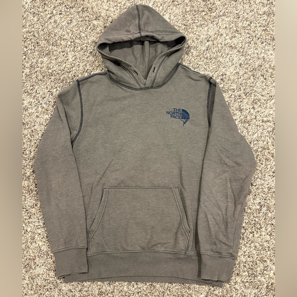 The North Face Men's Charcoal Hoodie Size Medium Climber